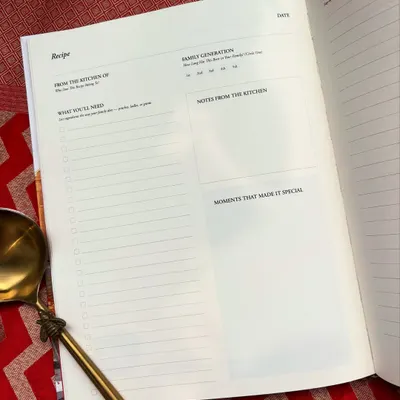 Every family recipe starts on a page like this. It’s a blank canvas for the ingredients, the steps, and the little memories that make a dish special. This is where your next family favorite begins.