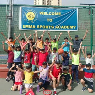 The happy faces from our very first summer camp. It was an amazing experience for these young athletes who tried everything from tennis and football to archery and skating.