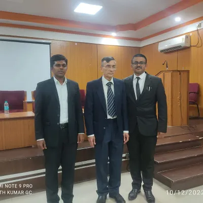 With the legendary Sri Uday Holla, a Designated Senior Advocate and former Advocate General. It is an honor to learn from such esteemed figures in the legal field.