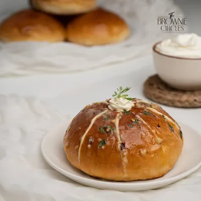 Our Korean Cream Cheese Buns are a true sensation. Soft, fluffy, and filled with a sweet and savory cream cheese filling, they are a must-try.