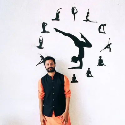 A moment at our studio. The yoga clock on the wall is a beautiful reminder that the practice is timeless, with each posture marking a moment of mindfulness in our day.