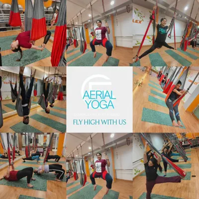 This is your invitation to fly high with us. Our aerial yoga classes are a full body workout that combines strength, flexibility, and a whole lot of fun, all while suspended in the air.