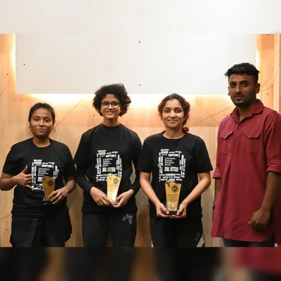 Our female fighters with their awards after the in-house BJJ competition. We foster a strong, supportive community for everyone.