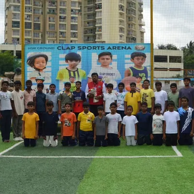 We are so excited to partner with BNR Public School. Here is a group photo with over 30 of their students who have joined our weekend batches.