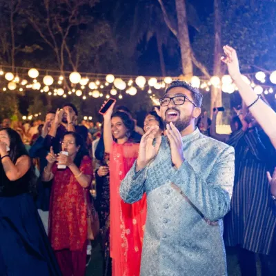 The crowd's reaction says it all. This is the moment the open dance floor kicks off, and the collective energy is simply amazing. We love seeing guests so happy and engaged.