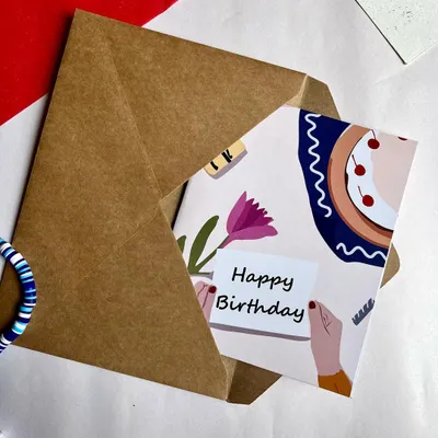 I'm now offering a delightful collection of greeting cards. This "Happy Birthday" card is part of a series I designed because a handwritten note is a perfect memory to keep.