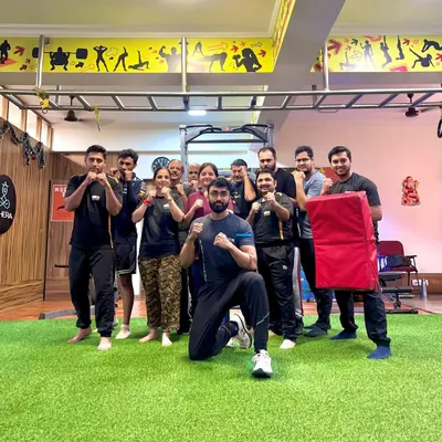 The last class of the year at our Chembur, Mumbai location. We are a close-knit community of men, women, and kids dedicated to fitness and safety.