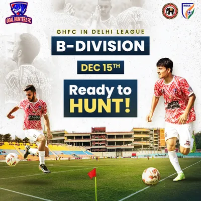 We're back and ready to hunt. Announcing our participation in the Football Delhi B-Division League.