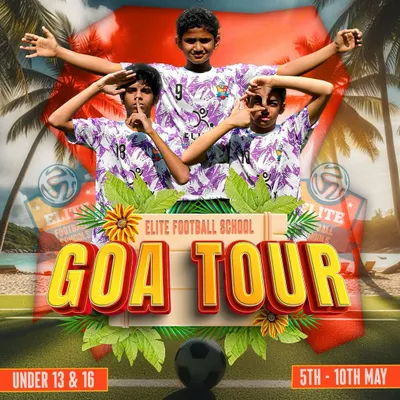 The adventure begins. Our official announcement for the Goa Tour for our Under 13 and Under 16 squads. This is an opportunity for high-level competition in a new environment.