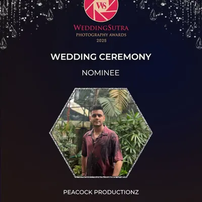 I am incredibly honored to be nominated for the prestigious WeddingSutra Photography Awards. This milestone is a testament to my journey of turning emotions into memories, and I'm grateful to everyone who has believed in my work.