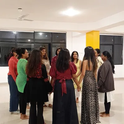 Holding hands in a circle, we create a powerful container of shared energy and support. These group settings are a beautiful way to feel connected and witness each other's journeys.