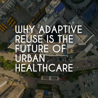 This image introduces our core philosophy on adaptive reuse as the future of urban healthcare. By repurposing existing buildings, we address the urgent need for medical facilities in dense urban areas, offering a sustainable and efficient alternative to new construction.