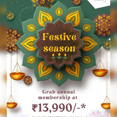Celebrate the festive season by staying fit. Grab our special annual membership offer and make health your priority.