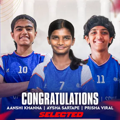 The road to the top. Congratulations to Aanshi, Aysha, and Prisha for being selected to attend trials for the prestigious AIFF-FIFA Talent Academy.