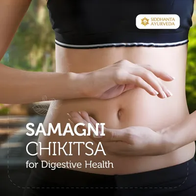 I offer Samagni Chikitsa, a specialized digestive restoration therapy. If you suffer from chronic indigestion, bloating, or other gut issues, this program of targeted therapies and dietary guidance can help your gut heal and renew itself naturally.