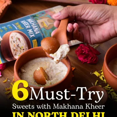 Have you ever paired Makhana Kheer with other sweets? We explored North Delhi's mithai shops and found some amazing combinations. Stay tuned to see what we discovered.
