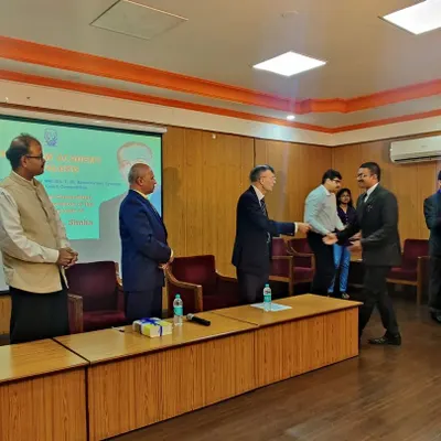 Receiving a certificate at a professional development event. I am committed to continuous learning to better serve my clients and contribute to the legal community.