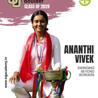 We are proud to announce that our student Ananthi Vivek will be joining the University of Colorado Boulder, Class of 2029. We build individuals with strong work ethics, discipline, and a love for the game.