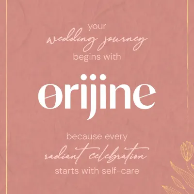 Your wedding journey begins with Orijine, because every radiant celebration starts with self-care. My bridal wellness packages are designed to take the stress out of your beauty preparation, offering a holistic roadmap to feeling and looking your best.