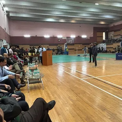 The Inter-Faculty Tournament 2024-25 kicks off. The indoor stadium filled with over 1100 students from 13 different faculties, ready to compete in 7 different sports.