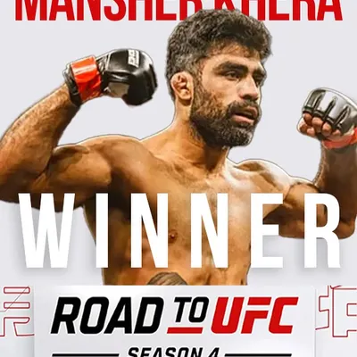 Project Battlefit athlete Mansher Khera showed he is UFC mettle with a dominant performance on short notice at Road to UFC, making his black belt BJJ skills shine.