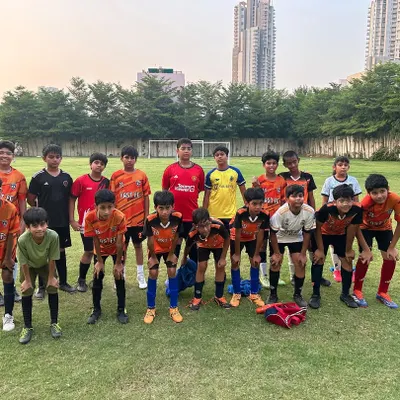 A friendly match between our two branches, U13 Fast FC Vibgyor vs. Fast FC Sector 58, fostering internal competition and camaraderie.