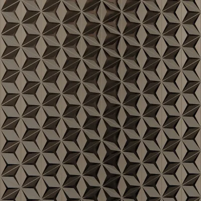 A detailed view of the 3D-textured metal facade for the Noida real estate office. Each geometric element is precisely fabricated to control light and privacy, merging advanced aesthetics with climate-sensitive functionality.