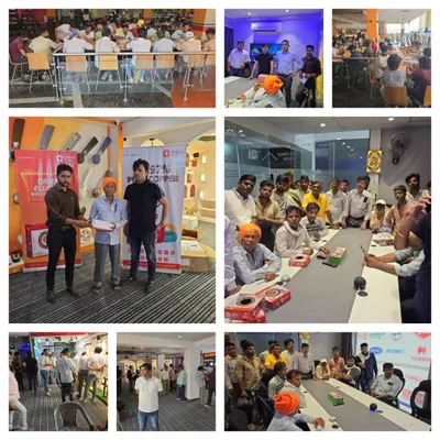 These photos are from a recent electrician meet-up held at our showroom. These events allow us to engage with the professional community, share insights, and demonstrate our latest products in a hands-on environment.