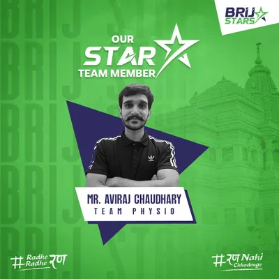 I am proud to serve as the official Team Physio for the Brij Stars in the UP Kabaddi League. My role is to keep our athletes in peak physical condition and manage their recovery.