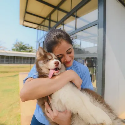 Nothing beats a post-yoga puppy hug! Our Pawga events are filled with moments of pure joy and connection.