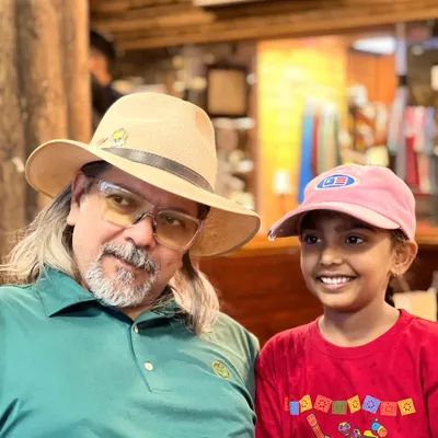 A happy moment with one of our youngest and most enthusiastic students. Seeing the joy on their faces as they learn the game is the best part of my day.