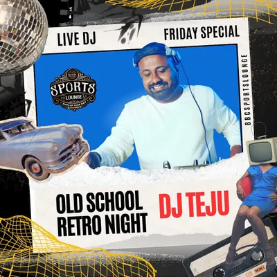 This poster for my Old School Retro Night says it all. I love digging into the classics, from 90s hip hop to timeless English tracks, and bringing that old-school vibe to the club.