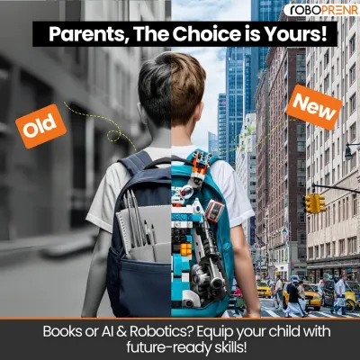 The choice is clear: will it be old-school books or future-ready skills in AI and robotics? We empower your child with the tools they need to thrive in a new world of technology.