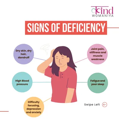 Are you experiencing signs of deficiency like dry skin, hair fall, or fatigue? This could be linked to a lack of essential nutrients. We can help you understand what your body needs.