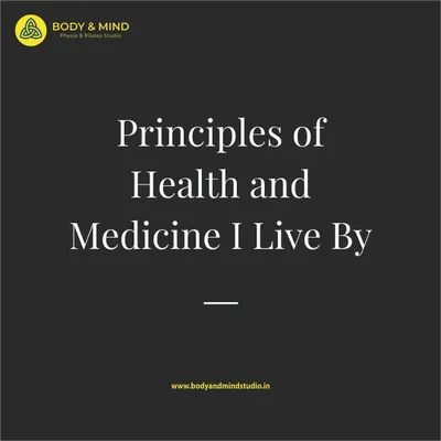 These are the principles of health and medicine that I live by and that form the foundation of my practice. My approach is built on a deep respect for the body's complexity and its capacity for healing.