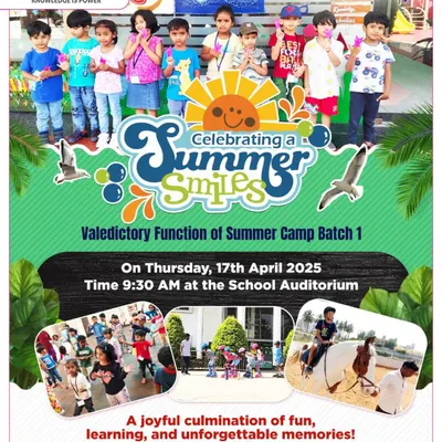 We celebrated the joyful culmination of our Summer Camp Batch 1 with a valedictory function, showcasing the fun, learning, and unforgettable memories our children made.