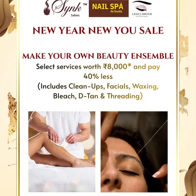 Create your own beauty ritual with my flexible packages. This offer combines essential grooming services like leg waxing and eyebrow threading, ensuring you leave feeling polished from head to toe.