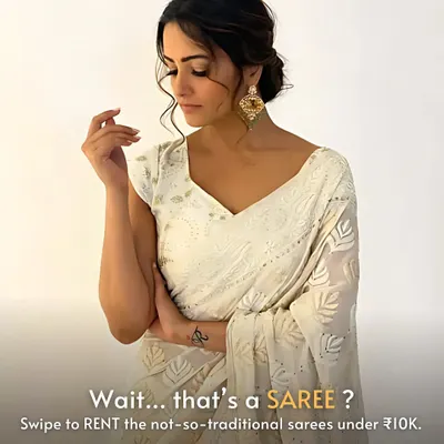 Wait... that's a saree? Explore my collection of not-so-traditional sarees that are modern, chic, and effortless to wear.