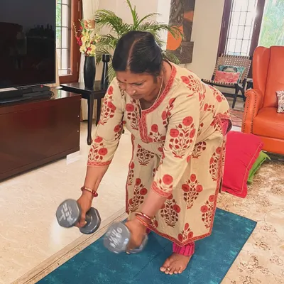 This is one of my proudest moments. I convinced my own mother to start strength training, and now she lifts weights three times a week. It’s proof that it is never too late to build strength and reclaim your health, and I can guide your family to do the same.