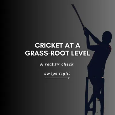I want to share my thoughts on the state of cricket at the grassroots level. It's a reality check on whether we are chasing shortcuts or building pure skills. I believe we must protect the beauty of this game.