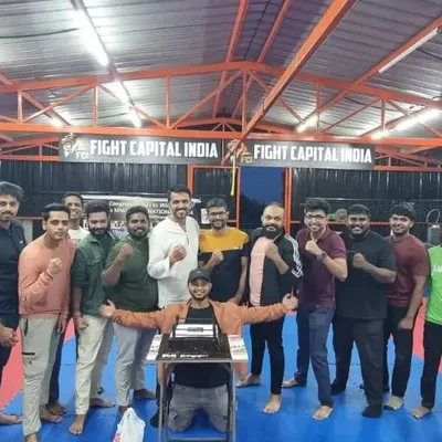 The whole team gathered to celebrate our 5th anniversary. This sense of unity and shared achievement is what makes our students, including kids in the Young Warriors Bootcamp, excited to come back for every session.