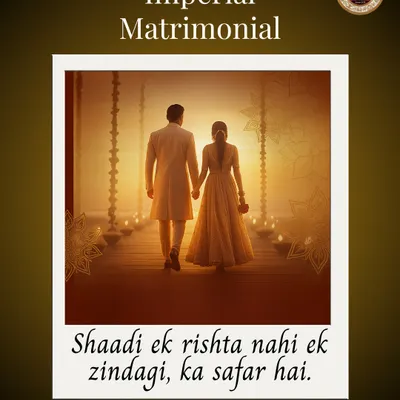 "Shaadi ek rishta nahi ek zindagi ka safar hai." This quote reflects our core belief that marriage is not just a relationship but a lifelong journey, and we are here to help you begin yours.