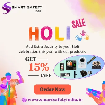 This Holi, add extra security to your celebrations. We are offering a special 15% discount on our wide range of safety products and services.