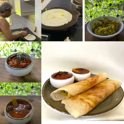 A look at the process of making my homemade Masala Dosa. From cooking in my kitchen to the final plate with fresh sambar and chutney, it is a dish I love to prepare any time of day.