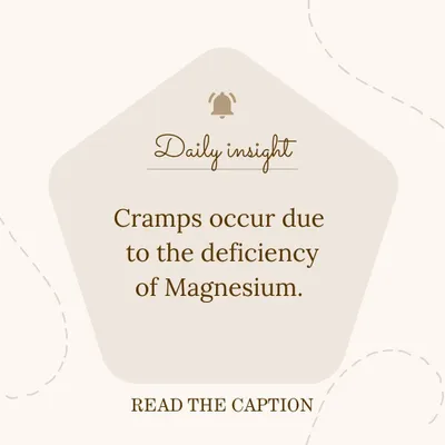 Did you know that cramps are often linked to a magnesium deficiency? For women, including pregnant and lactating mothers, meeting the recommended daily allowance of 325mg is crucial for preventing cramps and supporting overall health.