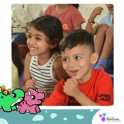 The first friendships are often the sweetest. In our mixed-age classrooms, children learn to cooperate, share, and support one another, building social skills and forming bonds that are a joy to watch.