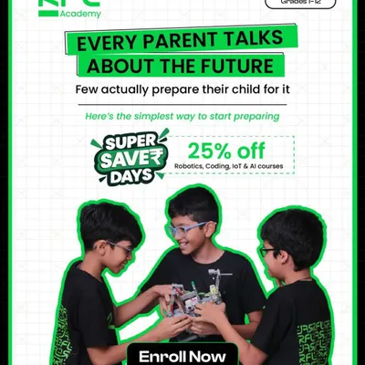 Every parent talks about the future, but few actually prepare their child for it. Our Super Saver Days offer a 25% discount on all courses, making it the simplest way to start preparing.