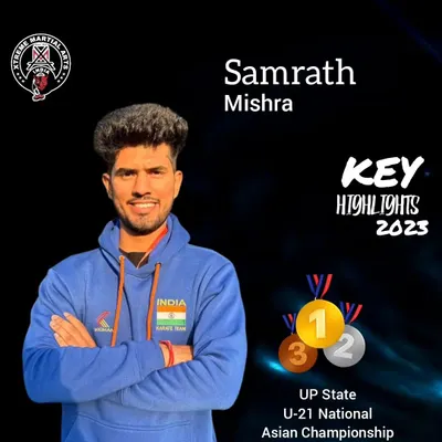 A summary of the hard work and dedication from my student, Samrath Mishra, in 2023. His journey includes a Gold at the U-21 Nationals and representing India internationally, proving our training prepares fighters for the biggest stages.