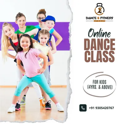 Learn from anywhere! We offer online dance classes for kids aged 4 and above. It's a convenient and fun way for your child to learn dance, improve coordination, and stay active at home.
