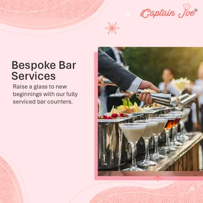 Raise a glass to new beginnings with my bespoke bar services. This image shows a bartender crafting elegant cocktails, a service that adds a touch of sophistication to any wedding reception.